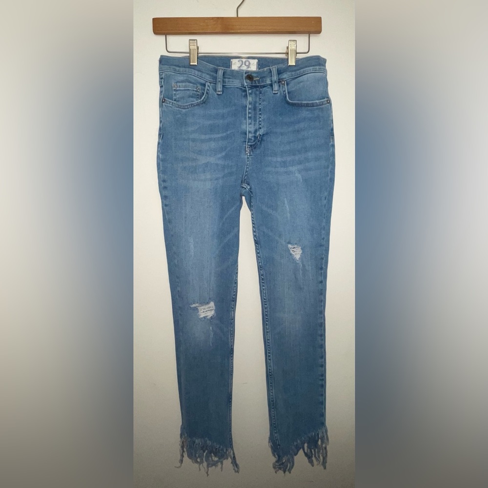 Free People Distressed Jeans